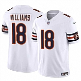Men & Women & Youth Chicago Bears #18 Caleb Williams White 2024 Draft F.U.S.E. Vapor Football Stitched Jersey,baseball caps,new era cap wholesale,wholesale hats